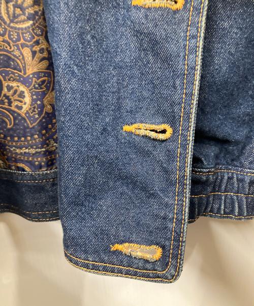 santa fe（サンタフェ）santa fe (サンタフェ) ダブルブレストデニムジャケット インディゴ サイズ:不明の古着・服飾アイテム