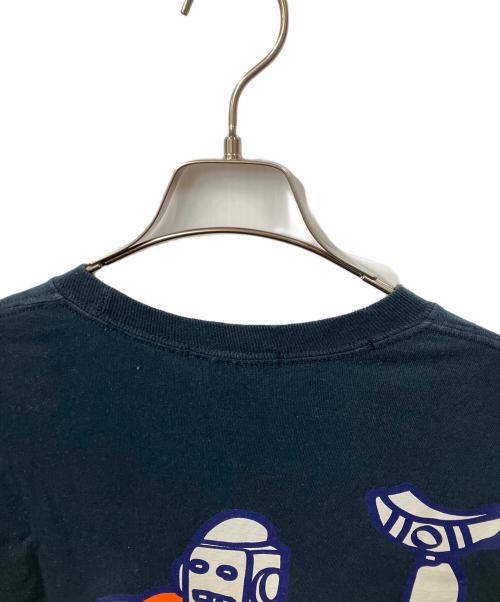 flagstuff（フラグスタフ）FLAGSTUFF (フラグスタフ) 長袖カットソー ネイビー ネイビー サイズ:Lの古着・服飾アイテム