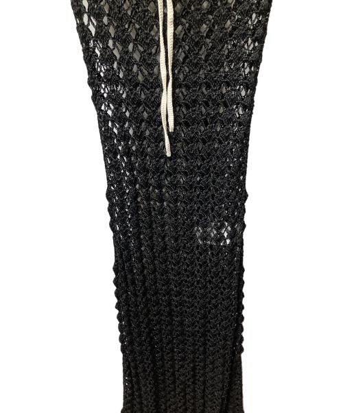patou（パトゥ）Patou (パトゥ) クロケットドレス ブラック サイズ:S 未使用品の古着・服飾アイテム