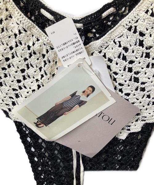 patou（パトゥ）Patou (パトゥ) クロケットドレス ブラック サイズ:S 未使用品の古着・服飾アイテム