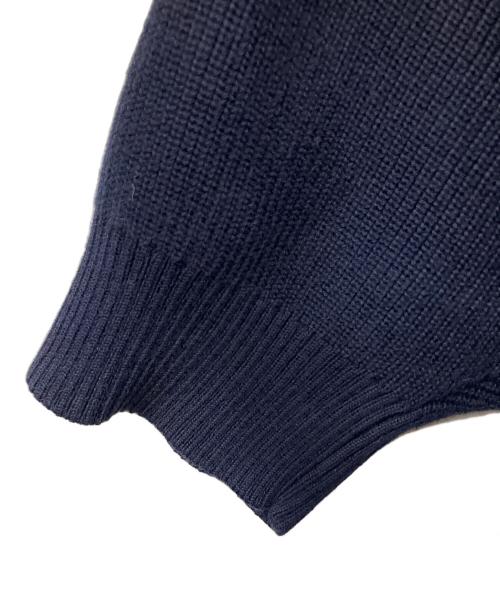 sacai（サカイ）sacai (サカイ) 半袖ワンピース　ネイビー×イエロー ネイビー サイズ:2の古着・服飾アイテム