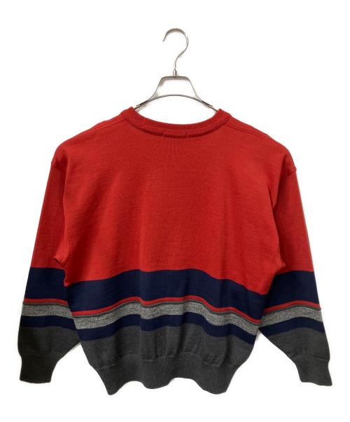 HARDY AMIES（ハーディ エイミス）HARDY AMIES (ハーディ エイミス) 厚手ニット レッド サイズ:Lの古着・服飾アイテム