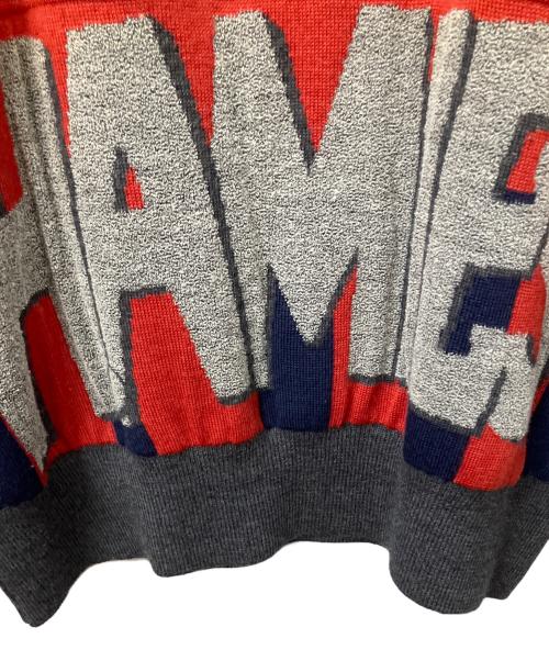 HARDY AMIES（ハーディ エイミス）HARDY AMIES (ハーディ エイミス) 厚手ニット レッド サイズ:Lの古着・服飾アイテム