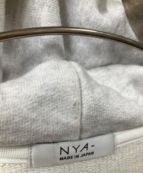 NYA-（ニャー）NYA- (ニャー) ジップパーカー グレー サイズ:XLの古着・服飾アイテム