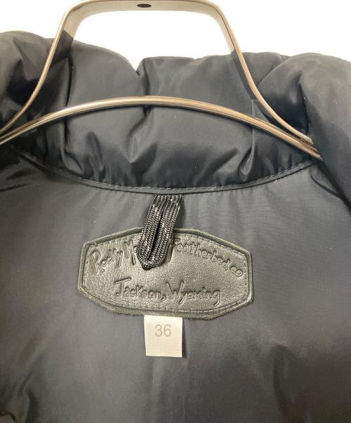 RockyMountainFeatherBed（ロッキーマウンテンフェザーベッド）RockyMountainFeatherBed (ロッキーマウンテンフェザーベッド) レザー切替ダウンベスト グレー サイズ:36の古着・服飾アイテム