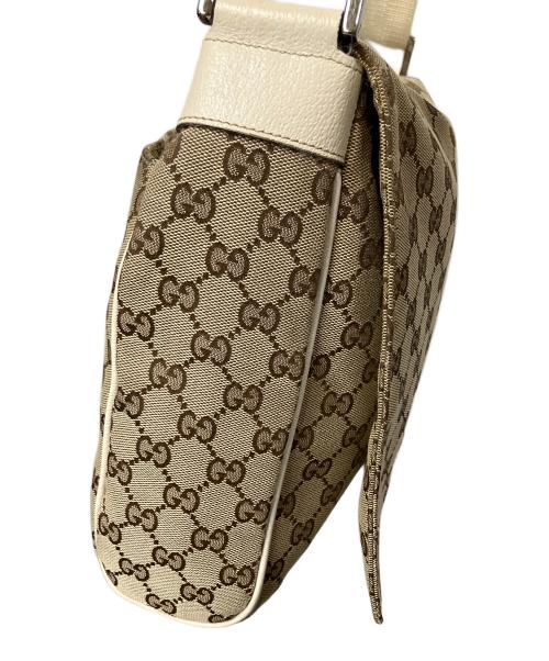 GUCCI（グッチ）GUCCI (グッチ) メッセンジャーバッグ ベージュ ベージュの古着・服飾アイテム