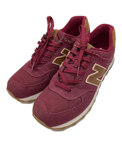 NEW BALANCE（ニューバランス）NEW BALANCE (ニューバランス) 574ローカットスニーカー ボルドー ボルドー サイズ:28.5の古着・服飾アイテム