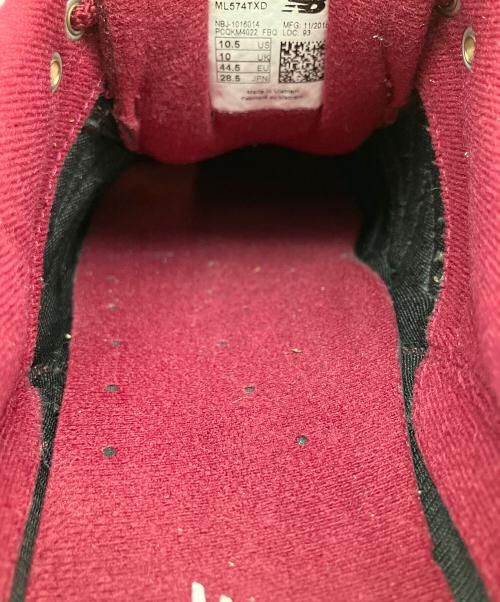 NEW BALANCE（ニューバランス）NEW BALANCE (ニューバランス) 574ローカットスニーカー ボルドー ボルドー サイズ:28.5の古着・服飾アイテム