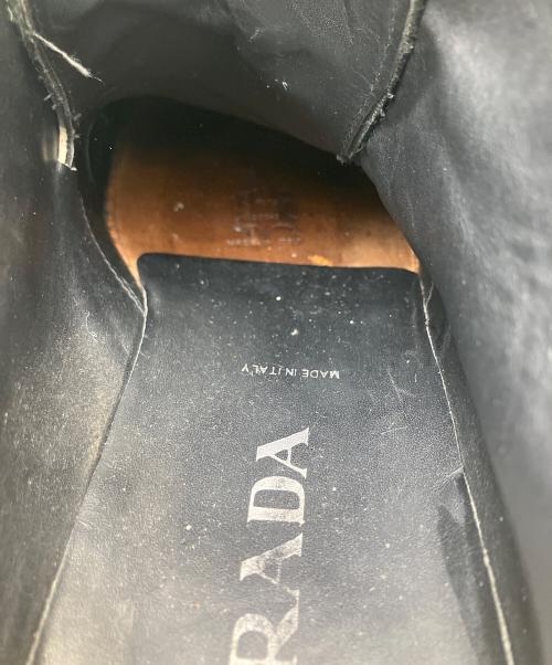 PRADA（プラダ）PRADA (プラダ) チャッカーブーツ グリーン グリーン サイズ:6の古着・服飾アイテム