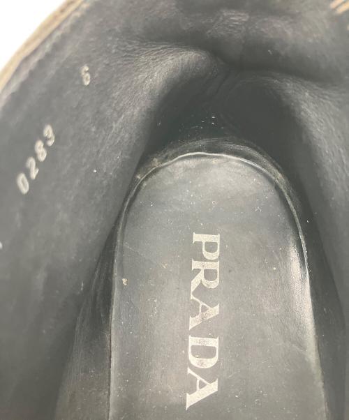 PRADA（プラダ）PRADA (プラダ) チャッカーブーツ グリーン グリーン サイズ:6の古着・服飾アイテム