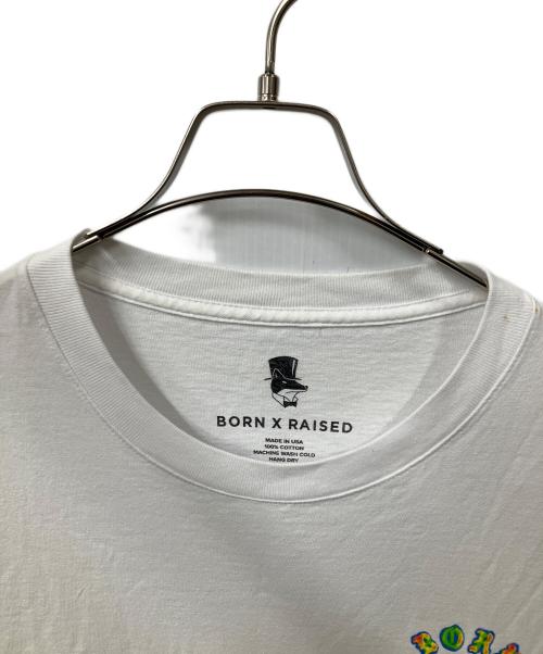 BORN & RAISED（ボーンレイズド）BORN & RAISED (ボーンレイズド) 長袖カットソー ホワイト ホワイト サイズ:XLの古着・服飾アイテム