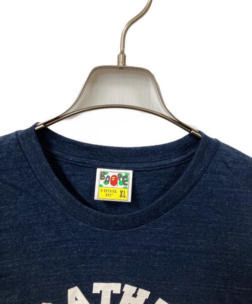A BATHING APE（アベイシングエイプ）A BATHING APE (アベイシングエイプ) NEW MULTI CAMO COLLEGE TEE ブラック サイズ:XLの古着・服飾アイテム