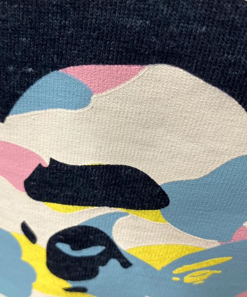 A BATHING APE（アベイシングエイプ）A BATHING APE (アベイシングエイプ) NEW MULTI CAMO COLLEGE TEE ブラック サイズ:XLの古着・服飾アイテム