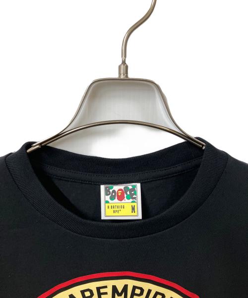 A BATHING APE（アベイシングエイプ）A BATHING APE (アベイシングエイプ) プリント半袖カットソー　ブラック ブラック サイズ:Mの古着・服飾アイテム