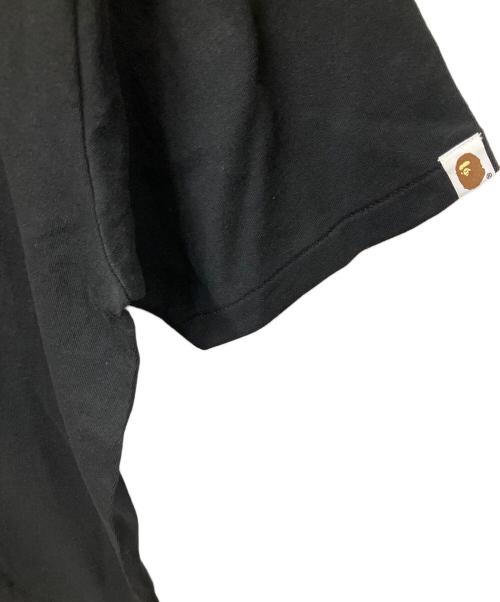 A BATHING APE（アベイシングエイプ）A BATHING APE (アベイシングエイプ) プリント半袖カットソー　ブラック ブラック サイズ:Mの古着・服飾アイテム