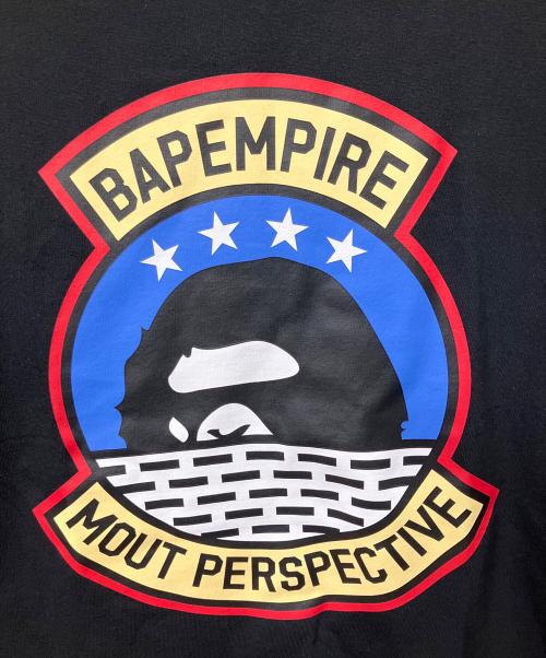 A BATHING APE（アベイシングエイプ）A BATHING APE (アベイシングエイプ) プリント半袖カットソー　ブラック ブラック サイズ:Mの古着・服飾アイテム