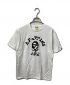 A BATHING APEアベイシングエイプ）の古着「カモフラージュTシャツ　ホワイト」｜ホワイト