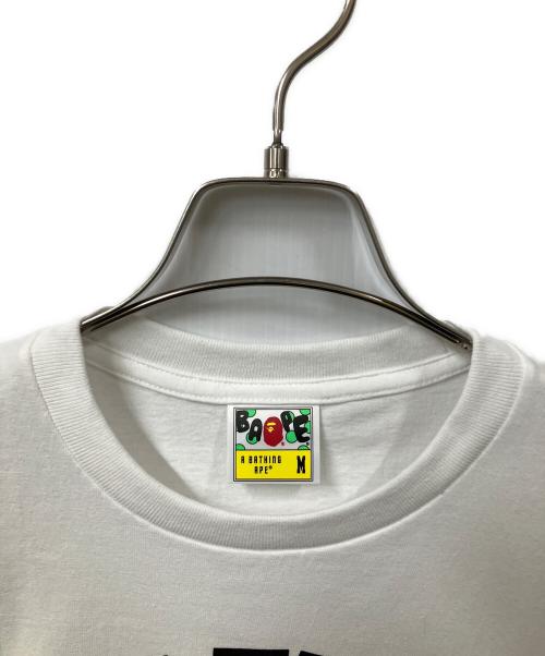A BATHING APE（アベイシングエイプ）A BATHING APE (アベイシングエイプ) カモフラージュTシャツ　ホワイト ホワイト サイズ:2の古着・服飾アイテム