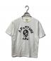 A BATHING APE（アベイシングエイプ）の古着「カモフラージュTシャツ　ホワイト」｜ホワイト