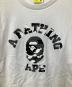 中古・古着 A BATHING APE (アベイシングエイプ) カモフラージュTシャツ　ホワイト ホワイト サイズ:2：5000円