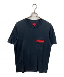 SUPREME（シュプリーム）の古着「mesh stripe pocket tee」｜ブラック