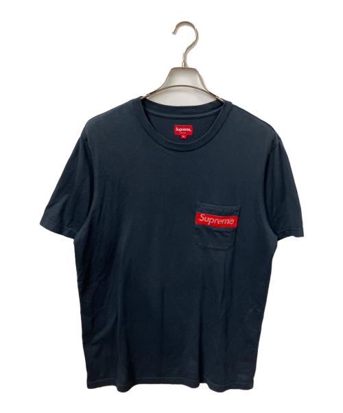 SUPREME（シュプリーム）Supreme (シュプリーム) mesh stripe pocket tee ブラック サイズ:Mの古着・服飾アイテム