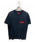 Supreme（シュプリーム）の古着「mesh stripe pocket tee」｜ブラック