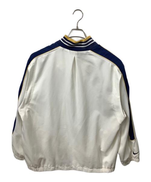 NIKE（ナイキ）NIKE (ナイキ) ブルゾン ホワイト×ブルー サイズ:XLの古着・服飾アイテム