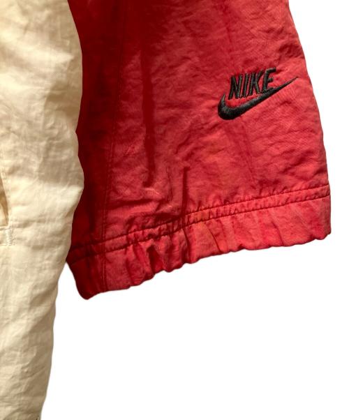 NIKE（ナイキ）NIKE (ナイキ) ナイロンジャケット レッド×ブラック レッド×ブラック サイズ:Ｍの古着・服飾アイテム