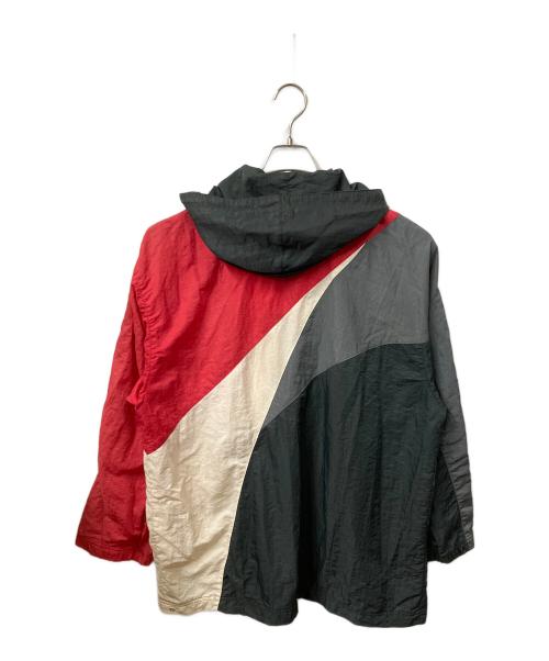NIKE（ナイキ）NIKE (ナイキ) ナイロンジャケット レッド×ブラック レッド×ブラック サイズ:Ｍの古着・服飾アイテム