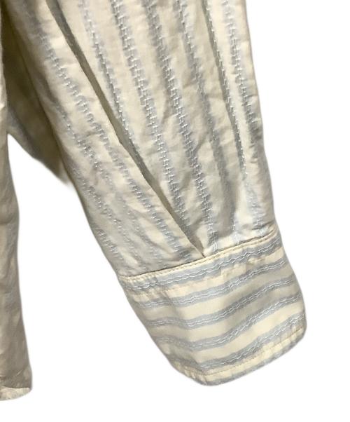 REPLAY（リプレイ）REPLAY (リプレイ) 長袖シャツ ブルー×アイボリー サイズ:Mの古着・服飾アイテム