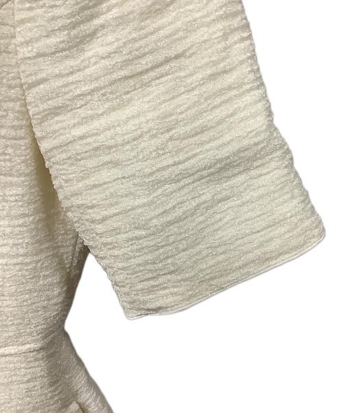JENNE（ジェンヌ）JENNE (ジェンヌ) 半袖ワンピース ホワイト サイズ:Sの古着・服飾アイテム