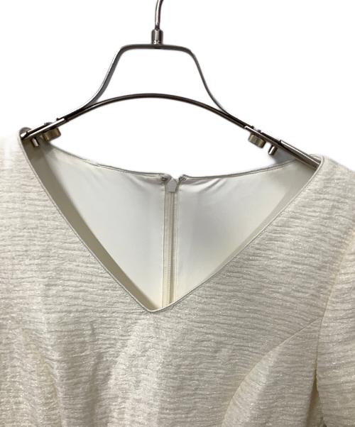 JENNE（ジェンヌ）JENNE (ジェンヌ) 半袖ワンピース ホワイト サイズ:Sの古着・服飾アイテム