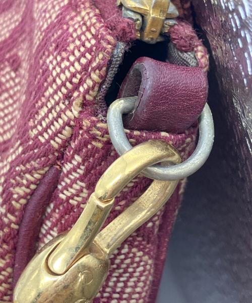 Christian Dior（クリスチャン ディオール）Christian Dior (クリスチャン ディオール) ハンドポーチ レッドの古着・服飾アイテム