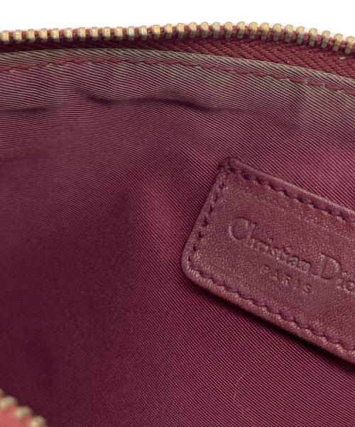 Christian Dior（クリスチャン ディオール）Christian Dior (クリスチャン ディオール) ハンドポーチ レッドの古着・服飾アイテム