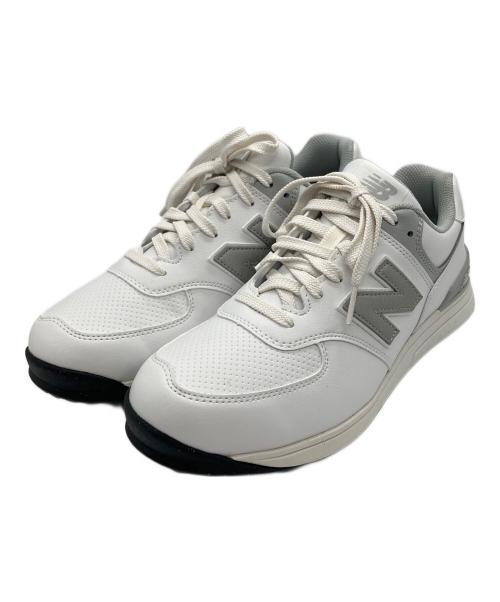 NEW BALANCE（ニューバランス）NEW BALANCE (ニューバランス) 574ゴルフシューズ ホワイト ホワイト サイズ:24.5の古着・服飾アイテム