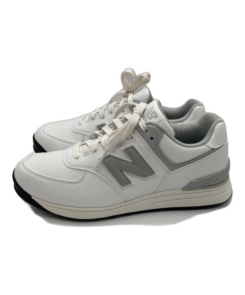 NEW BALANCE（ニューバランス）NEW BALANCE (ニューバランス) 574ゴルフシューズ ホワイト ホワイト サイズ:24.5の古着・服飾アイテム