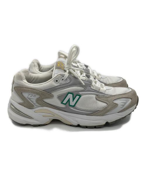 NEW BALANCE（ニューバランス）NEW BALANCE (ニューバランス) BEAUTY&YOUTH (ビューティーアンドユース) 725別注ローカットスニーカー ホワイト ホワイト サイズ:25の古着・服飾アイテム