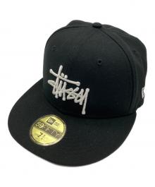 stussy×New Era（ステューシー×ニューエラ）の古着「キャップ」｜ブラック