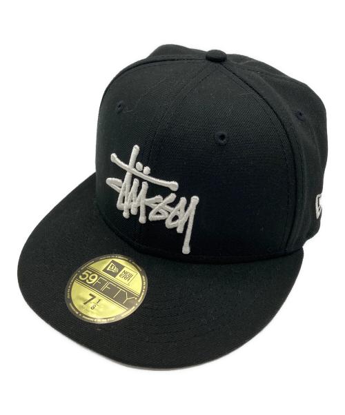 stussy（ステューシー）stussy (ステューシー) New Era (ニューエラ) キャップ ブラックの古着・服飾アイテム