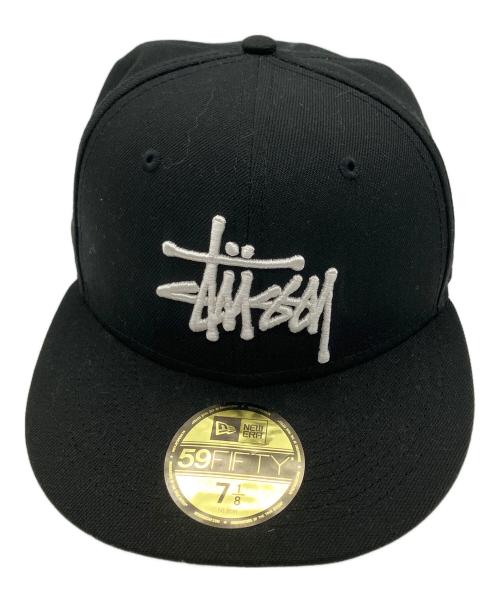 stussy（ステューシー）stussy (ステューシー) New Era (ニューエラ) キャップ ブラックの古着・服飾アイテム