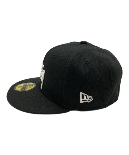 stussy（ステューシー）stussy (ステューシー) New Era (ニューエラ) キャップ ブラックの古着・服飾アイテム