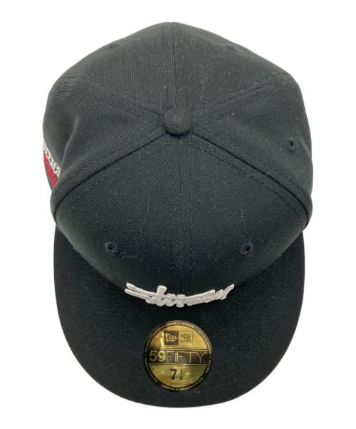 stussy（ステューシー）stussy (ステューシー) New Era (ニューエラ) キャップ ブラックの古着・服飾アイテム