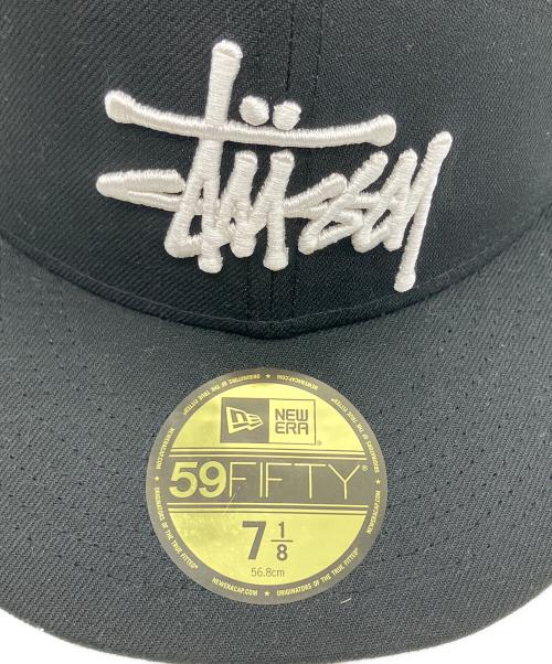 stussy（ステューシー）stussy (ステューシー) New Era (ニューエラ) キャップ ブラックの古着・服飾アイテム