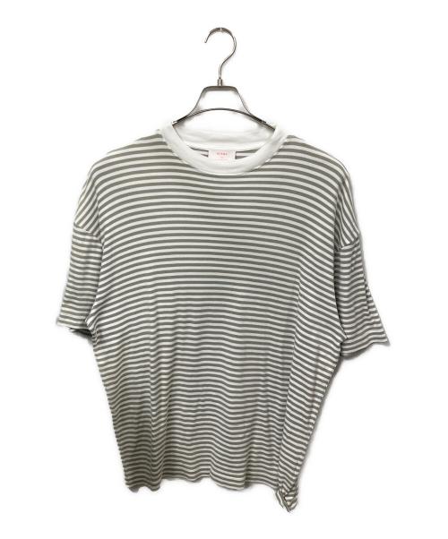 BEAMS（ビームス）BEAMS (ビームス) SUNSPEL (サンスペル) Tシャツ ベージュ×ホワイト サイズ:Mの古着・服飾アイテム