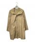 AURALEE（オーラリー）の古着「FINX DOUBLE CLOTH HOODED COAT」｜ベージュ