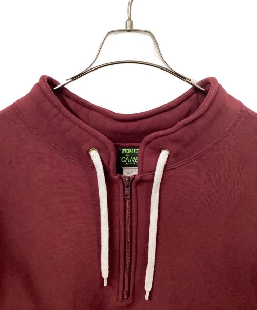 CAMBER（キャンバー）CAMBER (キャンバー) ハーフジップスウェット ワインレッド サイズ:3XLの古着・服飾アイテム