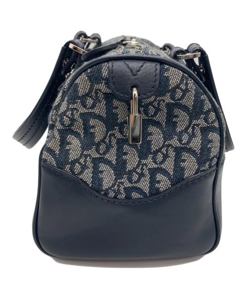 Christian Dior（クリスチャン ディオール）Christian Dior (クリスチャン ディオール) ミニボストンバッグ ネイビーの古着・服飾アイテム