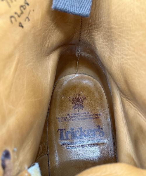 Tricker's（トリッカーズ）Tricker's (トリッカーズ) レースアップレザーブーツ　フルブローグ ブラウン サイズ:8の古着・服飾アイテム