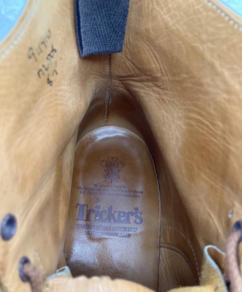 Tricker's（トリッカーズ）Tricker's (トリッカーズ) レースアップレザーブーツ　フルブローグ ブラウン サイズ:8の古着・服飾アイテム